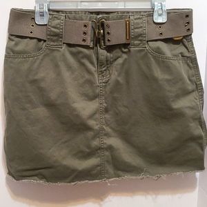 DKNY Ary Green Mini Skirt